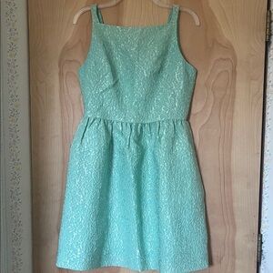 Kate Spade Mint Blue Sparkle Dress